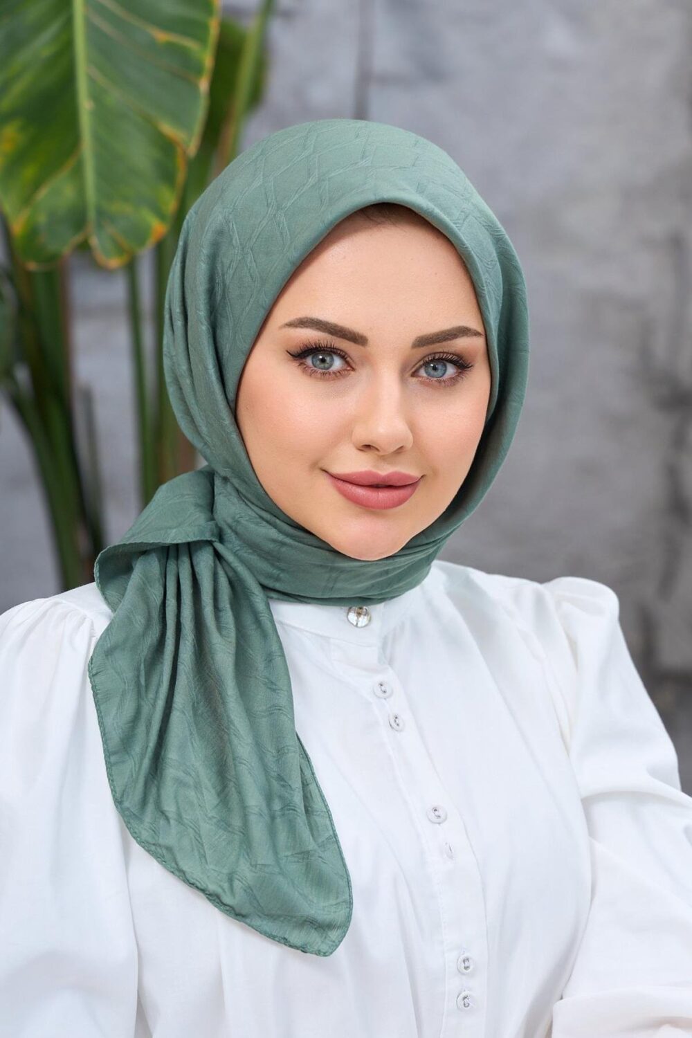 BAMBU JAKAR  EŞARP-MİNT YEŞİL