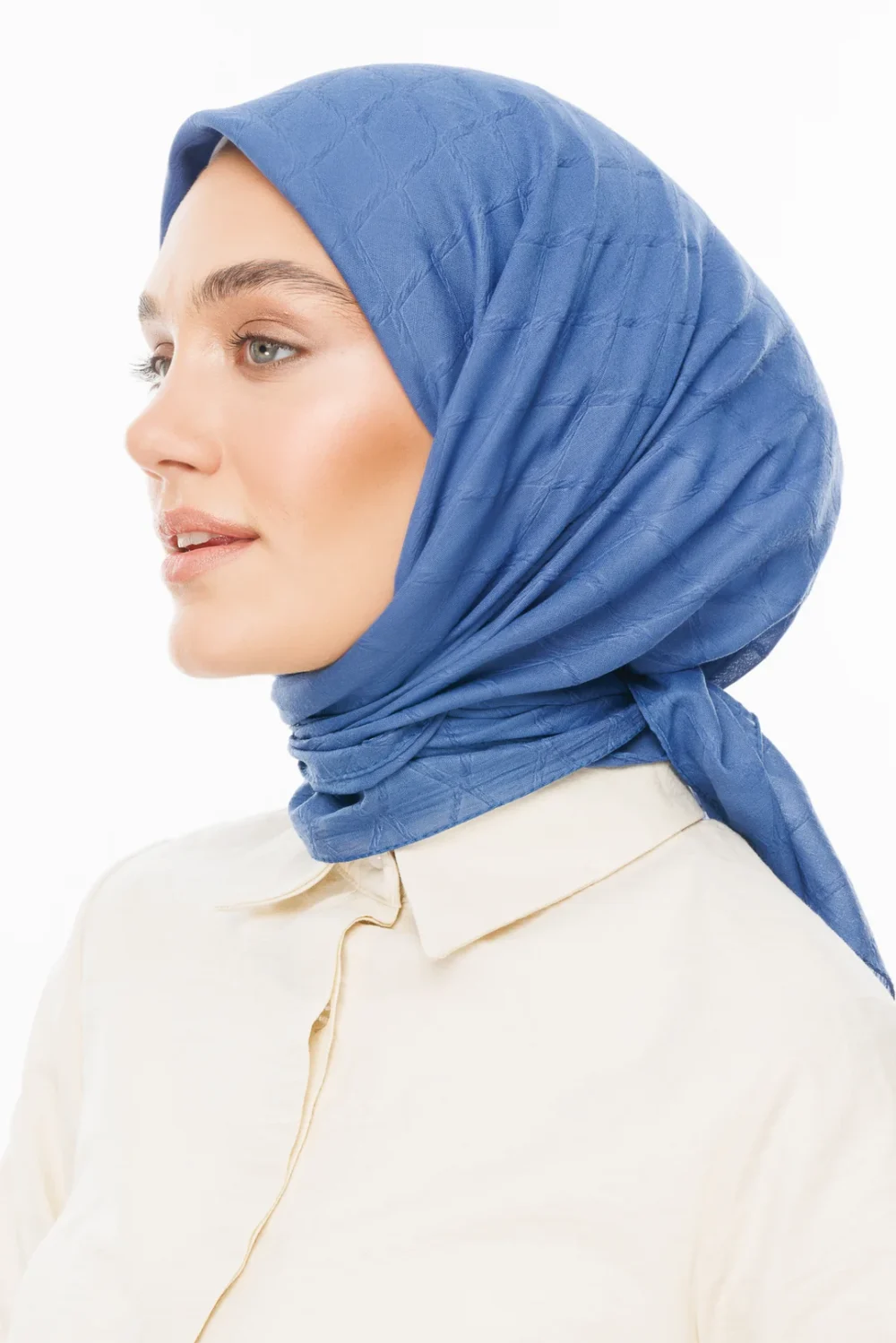 BAMBU JAKAR EŞARP-SAKS - Görsel 3